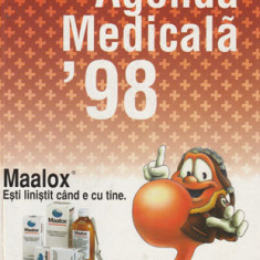 Agenda medicala 1998 (Dan Radu Rizescu, coordonator)