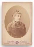 Ecaterina Băleanu Cantacuzino - Fotografie tip cabinet Franz Duschek