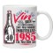 Cana alba personalizata &quot;Un Vin Bun 1985-40&quot;, INOVATIX&reg;. 330ml