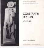 Carte Constantin Platon Sculptura, Album Arta Romana, Viata Opera Artist, Capodopere, Proces Creativ, Editie 1979, Brosata
