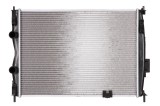 Radiator racire Nissan Qashqai (J10), 02.2007-2013, motor 1.6, 85 kw, cu AC, 2.0, 103 kw, benzina, cutie manuala, cu/fara AC, 590x452x18 mm, aluminiu, Rapid