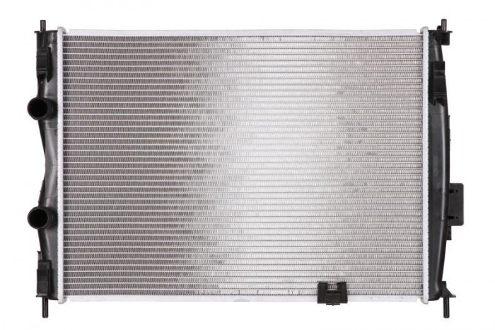 Radiator racire Nissan Qashqai (J10), 02.2007-2013, motor 1.6, 85 kw, cu AC, 2.0, 103 kw, benzina, cutie manuala, cu/fara AC, 590x452x18 mm, aluminiu