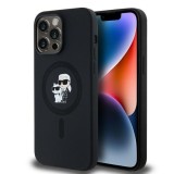 Husa pentru iPhone 14 Pro Max - Karl Lagerfeld Silicone MagSafe (KLHMP14XSCMKCRHK) - Karl&amp;Choupette