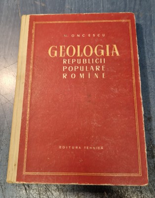 Geologia RPR N. Oncescu foto