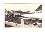 CP Cluj-Napoca - Piata Matei Corvin, ocupatia maghiara, circulata 1943, animata, stare buna, Fotografie, Cluj Napoca