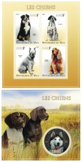 MADAGASCAR 2014 - Caini / set complet MNH - bloc+colita