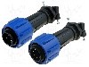 Conector circular, tata, 5 pini, BULGIN - PXA911/05/P