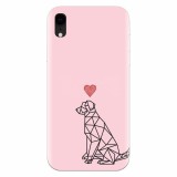 Husa silicon pentru Apple Iphone XR, Love Dog