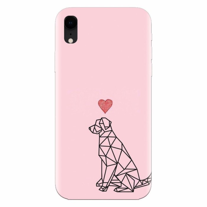 Husa silicon pentru Apple Iphone XR, Love Dog