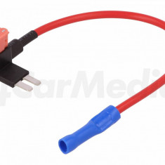 Splitter auto micro 10A 2 sigurante micro 1mm2 culoare rosu 4CarMedia