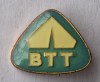 BTT - Biroul de Turism pentru Tineret - insigna veche anii 1970, drumetie