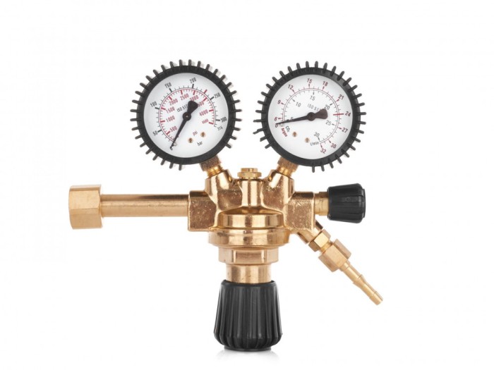 Reductor CO2 / Argon cu 2 ceasuri, 200 bar, Geko G80033