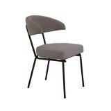Scaun PARI Stofa, Cadru Metalic, 85x54x56 cm, eScaun, Rezistent, Confortabil, Elegant, Interior