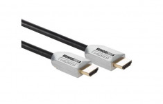 Cablu Velleman HDMI 2.0 Male cu Ethernet Profesional 15m Negru foto