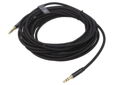 Cablu Jack 3,5mm 3pin 5m Placat cu Aur foto
