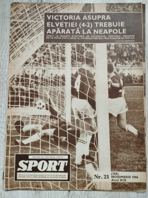 Revista SPORT nr. 21 (188) - Octombrie 1966 - Flacara Moreni foto