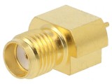 Soclu SMA Femelă Orizontal 50&Omega; SMT pentru PCB PTFE