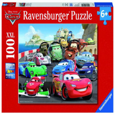 Puzzle Cars cursa de masini, 100 piese Ravensburger foto