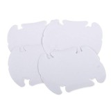 Cumpara ieftin Protectii manere usi auto transparente 85 x 95 mm, set 4 folii autoadezive, folie protectie caroserie, universale, rezistente la zgarieturi
