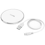 Incarcator Wireless Hama FC5 Alu, Alb