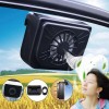 Ventilator Auto Solar AG166C, 0.24W, 15.5x6x11cm, Negru - Aerisire Habitaclu, Racire Interior Masina, Panou Solar Inclus