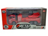 Macheta Camion pompieri metalic cu scara mobila - scara 1:60