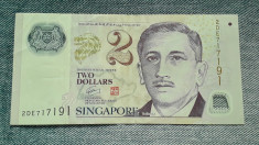 2 Dollars ND (2009) Singapore polimer foto