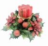 Aranjament masa, Lumanare, Eventissimi, Rosu Verde, Eventissimi&reg;