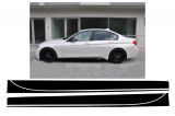 Stickere Laterale Negru Mat BMW Seria 3 F30 F31 (2011-up) M-Performance Design Negru Mat Performance AutoTuning