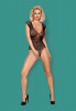 Body Sexy Din Dantela Decupat Intim, Negru, XL/XXL, Obsessive