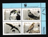 Kyrgzstan - Fauna WWF - PASARI RAPITOARE - MNH, Nestampilat