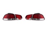 Stop spate, lampa Volkswagen Golf Vi (5k), 10.2008-2016, model tuning, montare spate, stanga+dreapta, LED+P21W+PY21W; transparent; cu lampa interioar