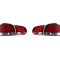 Stop spate, lampa Volkswagen Golf Vi (5k), 10.2008-2016, model tuning, montare spate, stanga+dreapta, LED+P21W+PY21W; transparent; cu lampa interioar