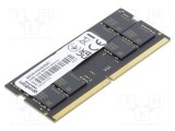 Memorie DRAM DDR5 SODIMM 4800MHz 1,1VDC industrială 2Gx8