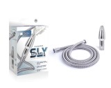 Sistem Irigator Intim Hydro Series Sly Sprinkle Supreme Cleansing System &ndash; Bullet, Argintiu