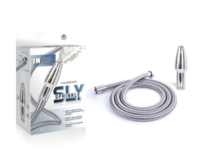 Sistem Irigator Intim Hydro Series Sly Sprinkle Supreme Cleansing System &amp;ndash; Bullet, Argintiu foto