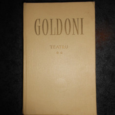 CARLO GOLDONI - TEATRU volumul 2 (1959, editie cartonata)