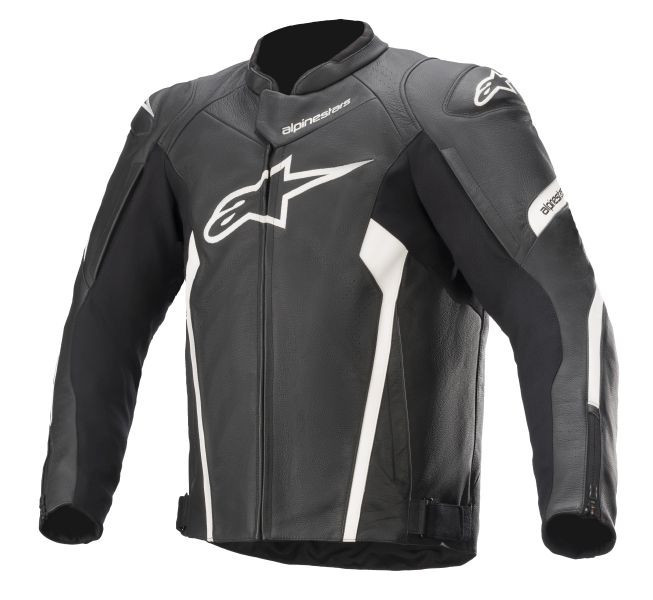 Geaca piele moto Alpinestars Faster V2, negru, marime 54