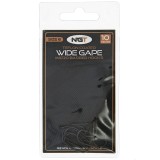 NGT Teflon Coated Wide Gape Hooks Size 6