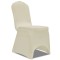 Huse elastice pentru scaun, 100 buc., crem - 1