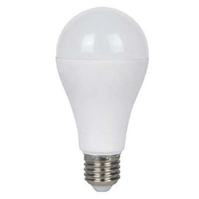 Bec E27 230V 15W LED 6500K V-tac alb rece foto