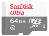 Cumpara ieftin Card de memorie SanDisk Ultra Line microSDXC, 64GB, Clasa 10 + Adaptor SD