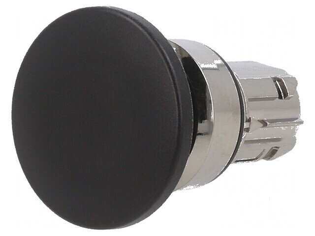 Comutator apăsare 22mm negru Poz.i stab 1