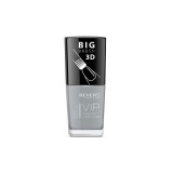 Lac de unghii Vip, 3D, Revers, gri, mat, 12 ml, Nr 101 - gri