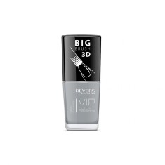 Lac de unghii Vip, 3D, Revers, gri, Lucios, 12 ml, Nr 101 - gri
