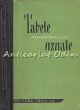 Tabele Matematice Uzuale - Avram Marcovici