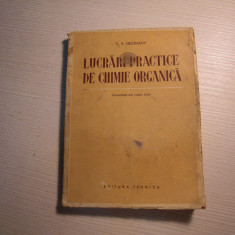 Carte: Lucrari practice de chimie organica - V. V. Necrasov, Edit. Tehnica, 1952