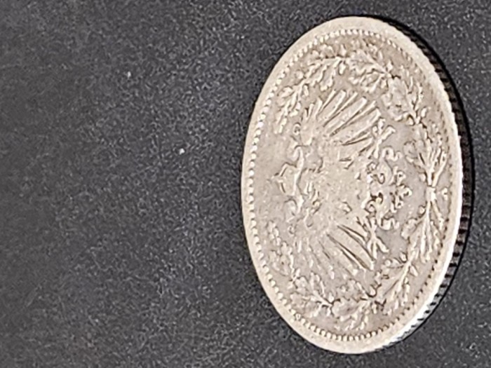 &frac12; Mark 1906, argint