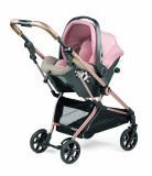 Carucior 3 in 1 Peg Perego Vivace SLK 0 - 22 kg Mon Amour bej roz