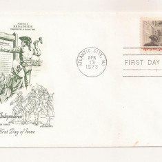 P7 FDC SUA- Rise of the Spirit of Independence -First day of Issue, necirc. 1973
